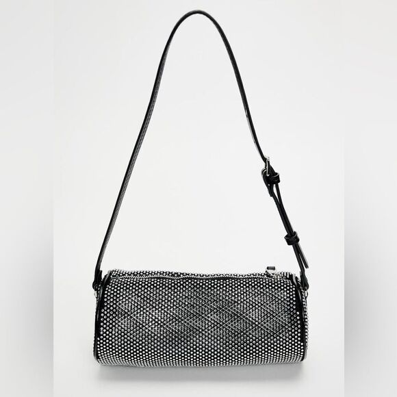 ZARA SHIMMERY DUFFEL BAG - Picture 5 of 10